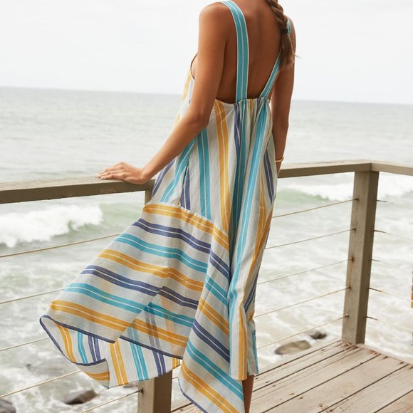 Host Pick: Brand New By Anthropologie Awning Striped Maxi Dress - Picture 3 of 13